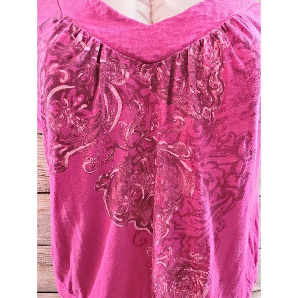 Appropriate Behavior Fushia w Swirl Design 4X (26/28W) - Picture 2 of 9